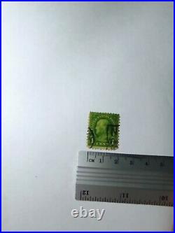 USA Benjamin Franklin 1 cent green stamp state postage stamp