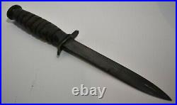 USA M3 Fighting Knife (Date Stamped1943) PAL complete With M6 Leather Scabbard