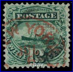 USA Scott# 117 USED RED Town Cancel (55190)