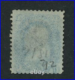 USA Scott # 92 Deep Blue Fine Used 1c US Stamp Cat $425