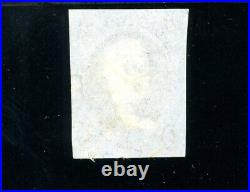 USAstamps Used VF US 1847 Franklin Imperforate 1st Stamp Scott 1 light Cancel