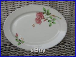Union Pacific Portland Rose Railroad China Small 8 Serving Platter Back Stamp