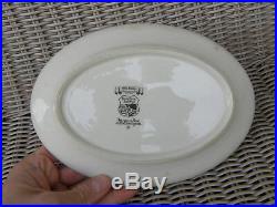 Union Pacific Portland Rose Railroad China Small 8 Serving Platter Back Stamp