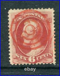 United States #137 Used Red Cancel (L)