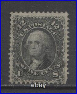 United States 1861 12 cents Washington with grill used, Scott 97 $ 250.00