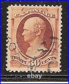 United States # 217 Used Hamilton Orange Brown 1888