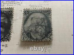 United States Andrew Jackson 1862-1866 five used stamps A11577