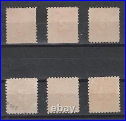 United States BOB Postage Due Stamps J52 J53 J54 J55 J56 J57 Used J57 is MINT