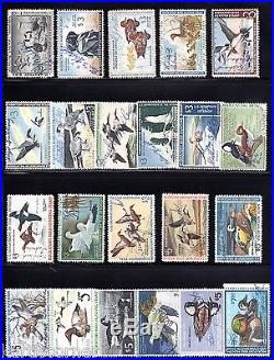 United States Duck Stamp Collection of 44 Stamps Total Scott #RW2//RW46 all Used