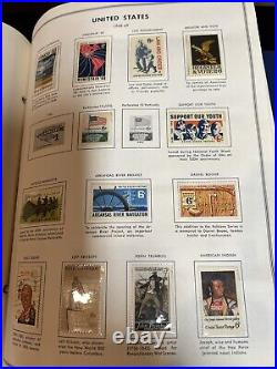 United States Liberty Stamp Album H. E. Harris with SOME STAMPS NOT THE WHOLE BOO