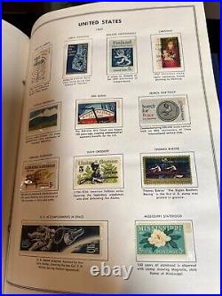 United States Liberty Stamp Album H. E. Harris with SOME STAMPS NOT THE WHOLE BOO
