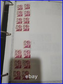 United States Panel Flag Stamps Generous Collection. 1920s Forward. Lots To See