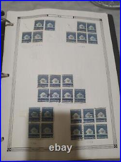 United States Panel Flag Stamps Generous Collection. 1920s Forward. Lots To See