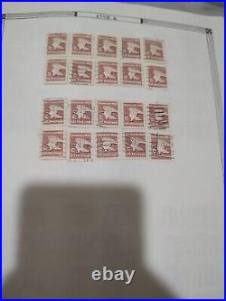 United States Panel Flag Stamps Generous Collection. 1920s Forward. Lots To See