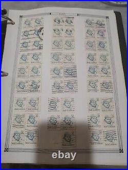 United States Panel Flag Stamps Generous Collection. 1920s Forward. Lots To See