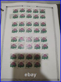 United States Panel Flag Stamps Generous Collection. 1920s Forward. Lots To See