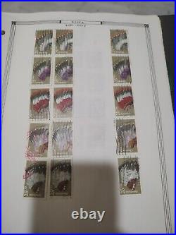 United States Panel Flag Stamps Generous Collection. 1920s Forward. Lots To See