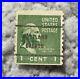 United States Post Office George Washington One Cent Stamp Green