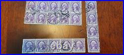 United States Postage 3 cent George Washington Stamps, Used, Quantity of 23
