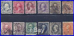 United States Postage Stamp Scott #219 to 229 Used Fine Complete Set