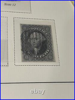 United States, Scott 17 1851-56 12c, George Washington, stamp