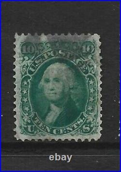 United States Scott 89 10¢ Washington withgrill used F/VF