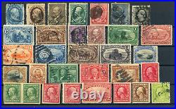 United States Set of 32 Stamps. See Description Cat. $744 MNH, MHR, Used #8954