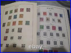 United States Stamp Collection In 1958 Handsome Harris Liberty Album 1850s Fwd