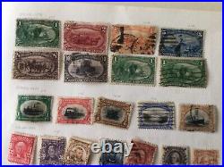 United States early used stamps up to 1 Dollar value A10860