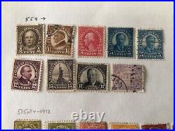 United States early used stamps up to 1 Dollar value A10860