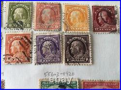 United States early used stamps up to 1 Dollar value A10860