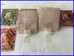 United States early used stamps up to 1 Dollar value A10860