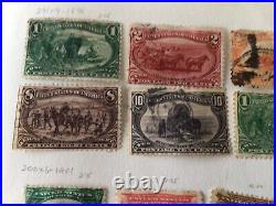 United States early used stamps up to 1 Dollar value A10860