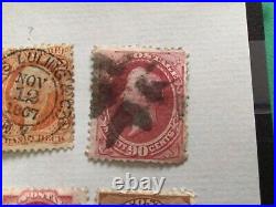 United States early used stamps up to 90 cents value A10857