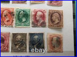 United States early used stamps up to 90 cents value A10857