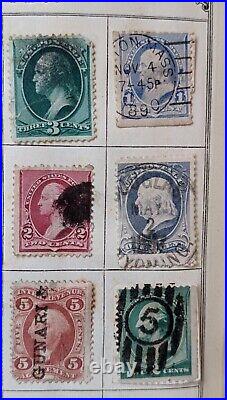 United States, fine collection late 1800s, 54 stamps, used and unused