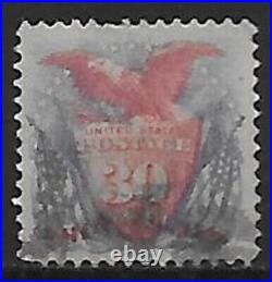 United States stamps 1869 YV 37 with grill CANC VF
