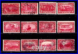 United States stamps #Q1 12, MH OG and used, complete set, SCV $397.85