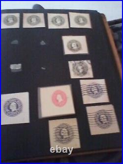 United states Very old stamps vintage Cut Square album collection lot