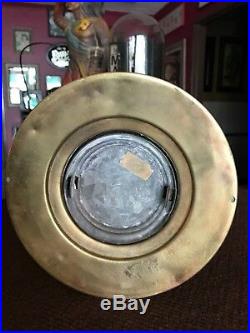 Universal Metal Spinning & Stamping Co Brass Kerosene Nautical Lantern Video