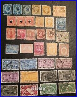 Us back of book stamps