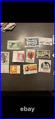 VERY RARE GEORGE WASHINGTON RED 1923 2 CENT STAMPS + lot of over 400 stamps
