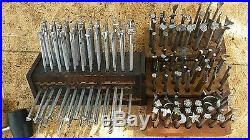 VINTAGE 175pcs + of CRAFTOOL CO U. S. A. SADDLE STAMPS LEATHER WORKING TOOLS