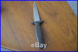 VINTAGE GERBER MARK 1 FIXED BLADE DAGGER BOOT KNIFE WITH SHEALTH Stamp #023134