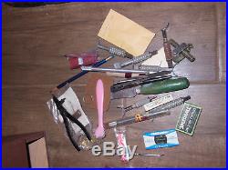 VINTAGE LOT CRAFTOOL LEATHER WORKING TOOLS STAMPS Great condition