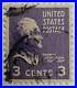 VINTAGE United States Postage Stamp THOMAS JEFFERSON (Purple 3 cent) 018