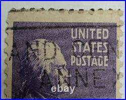 VINTAGE United States Postage Stamp THOMAS JEFFERSON (Purple 3 cent) 020