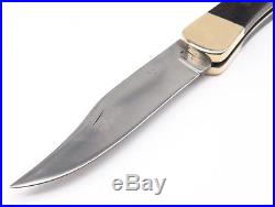 VTG 1967 Buck USA 110 Inverted Tang Stamp Small Nail Nick Lockback Hunter Knife