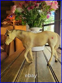 VTG Rare Breyer Collection Alabaster Indian Pony 177 Old Stamp Indian Mark Horse