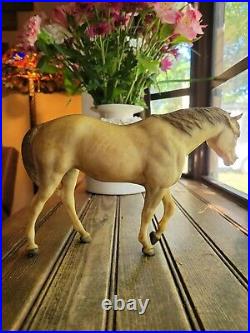 VTG Rare Breyer Collection Alabaster Indian Pony 177 Old Stamp Indian Mark Horse